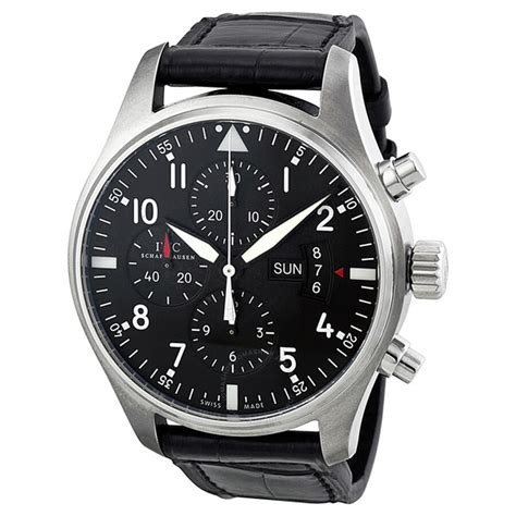 iwc pilot black leather|iwc pilot sito ufficiale.